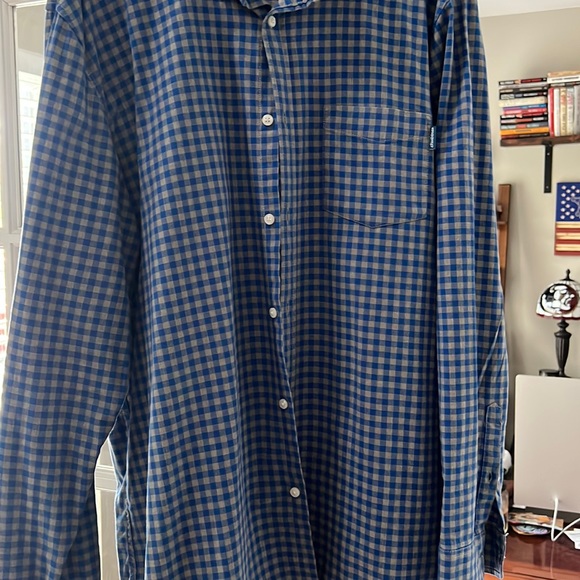 Chubbies Mens Blue Plaid Shirt XXL - Picture 6 of 9